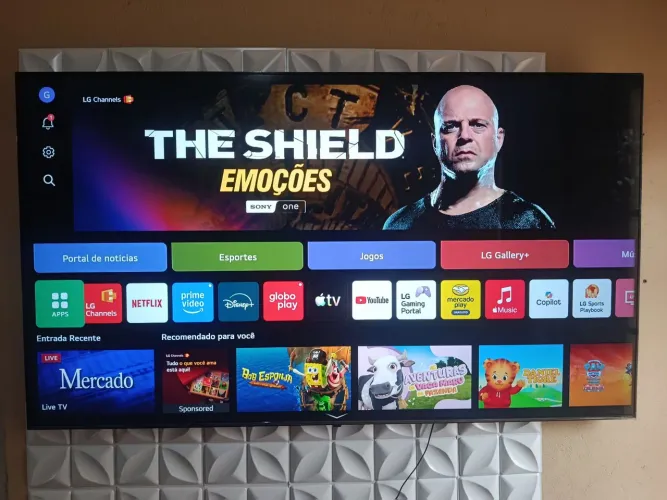 Televisão LG nanocel 75°
