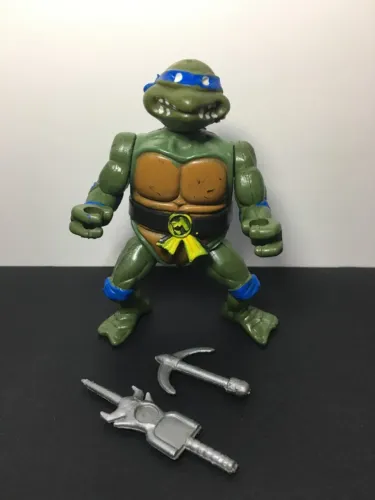 Versão Bootleg da Tartaruga Ninja Leonardo de 1988 da Playmates
