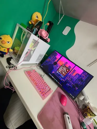 Peças PC Gamer Ryzen 7 5700X, RX 7600, Monitor 200Hz e Periféricos