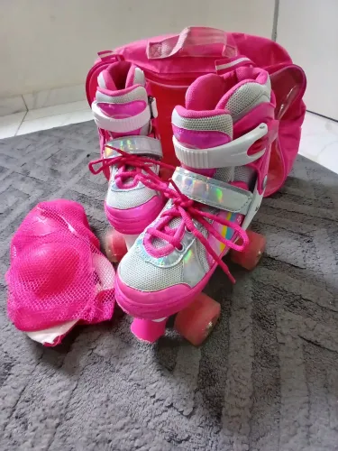 Patins infantil 4 rodas menina