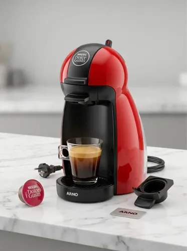 Cafeteira Nescafé Dolce Gusto Piccolo Arno - Vermelha (Excelente Estado)