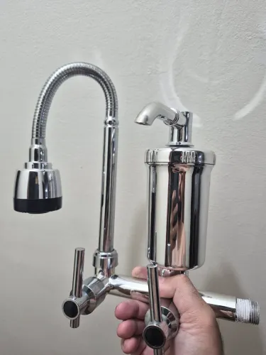Torneira gourmet com filtro parede