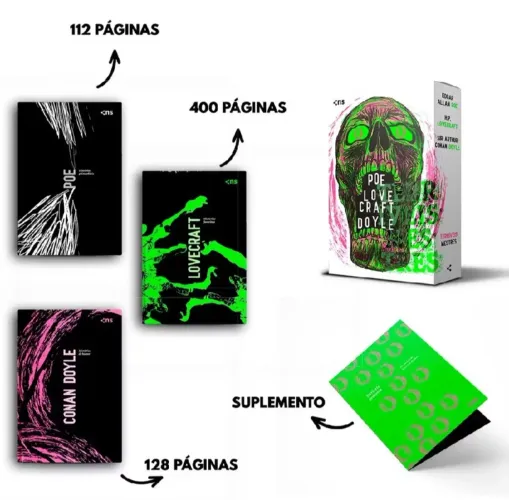 Box Terríveis Mestres - 3 Livros + Pôster