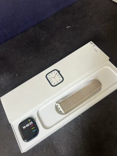 Apple Watch Series 7 45mm, Seminovo - OLX Pay - Preto - Faço Troca e Parcelo 18x