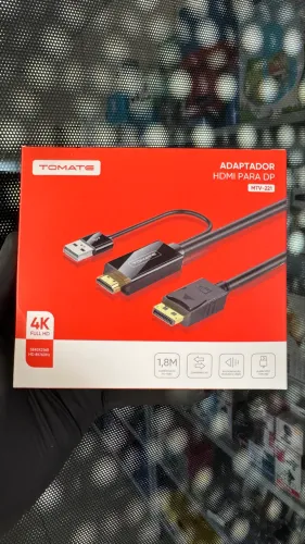 Adaptador HDMI para DisplayPort Tomate MTV-221 - Conversor 4K 60Hz Plug & Play