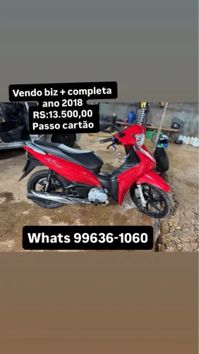 Biz 125cc ano 2018