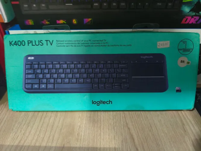 Teclado e mouse K400 Plus Tv