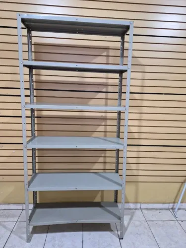 Estante Prateleira de ferro / aço 6 Chapas 92cm