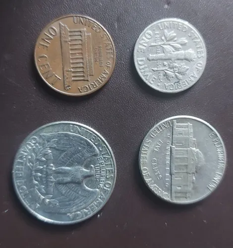 Kit moeda dolar.