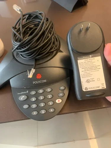 aparelho de audioconferência soundstation 2 sem visor 15100 - polycom