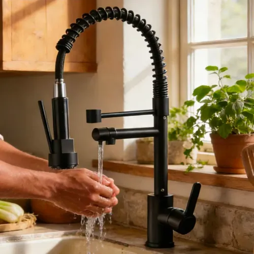 Torneira eletrica, com opção de água quente e fria 