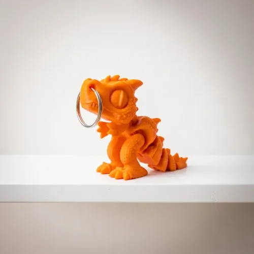 Chaveiro Dragão Bebê Articulado Flexível | Alta Definição | Impressão 3D