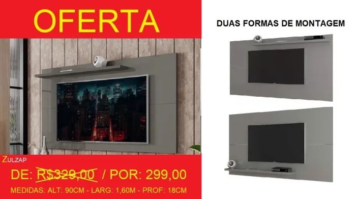 Painel moderno com entrega gratuita!!