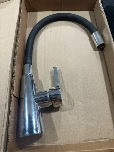 Torneira Gourmet Monocomando de Bancada Flexível - Cromada