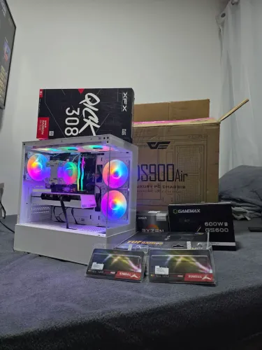 Pc Gamer RX 7600 - Ryzen 7 5700 - 16GB 3600mhz - 1,5TB (TROCO EM PS5)