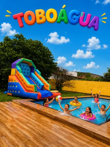 Aluguel de brinquedos infláveis 
