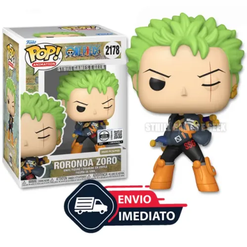 Funko pop Roronoa Zoro #2178 One Piece Limitado 3.500 peças