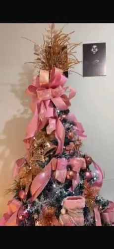 Árvore de Natal Rose gold