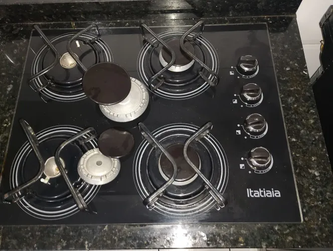 Fogão Cook top elétrico 4 bocas Itatiaia 