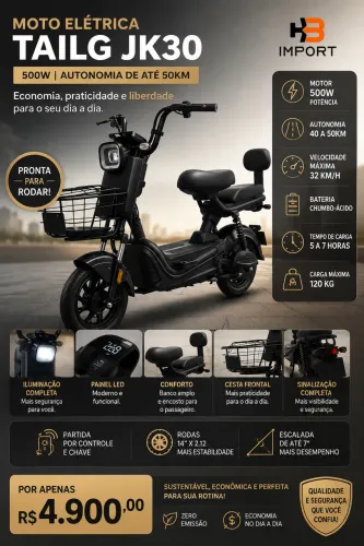 MOTO ELÉTRICA TAILG JK30