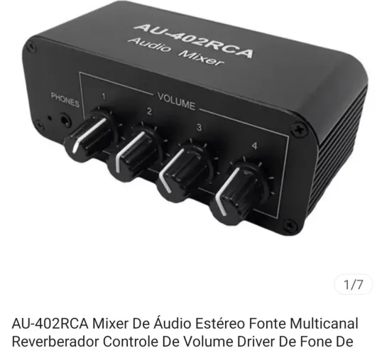 AU-402 RCA MIXER DE Estéreo multi canal ...