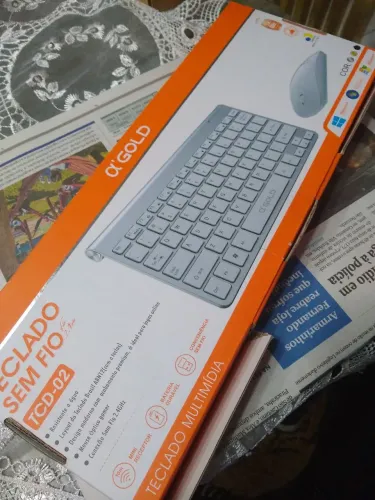 Kit teclado mouse sem fio!