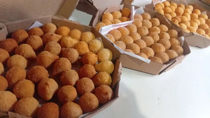 Salgados fritos 