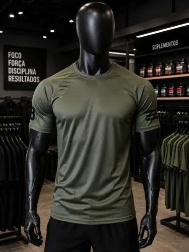 Camisa dryfit treino academia corrida 