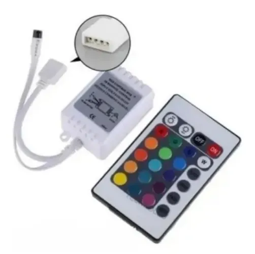 Controlador Para Fita Led Rgb 3528 E 5050 com Controle