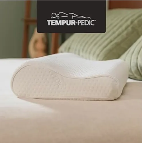 Travesseiro Cervical Ergonômico Tempur-Pedic - Espuma de Memória Viscoelástica