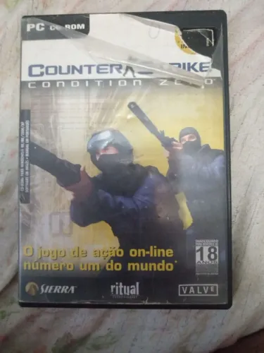 edição física original brasileira Counter-Strike: Condition Zero