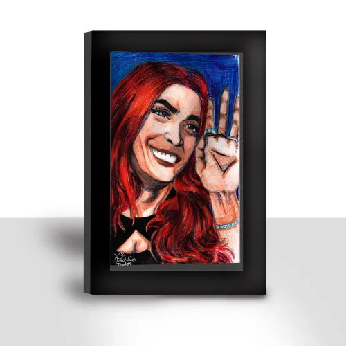 Retrato Personalizado em Porta-Retrato ? Feito Sob Encomenda