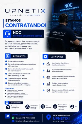 VAGA ABERTA - NOC