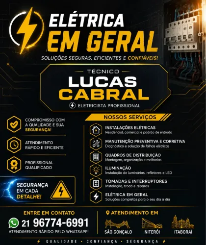 PROFISSIONAL EM ELÉTRICA | SERVIÇOS E REPAROS