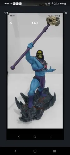 Vendo SKELETOR Iron Studios - novo commcx arte e parda 