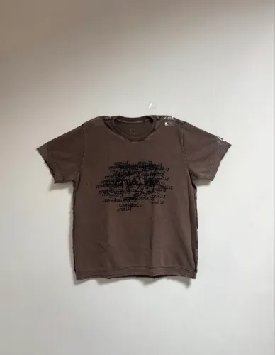 ewcruel tee faded brown