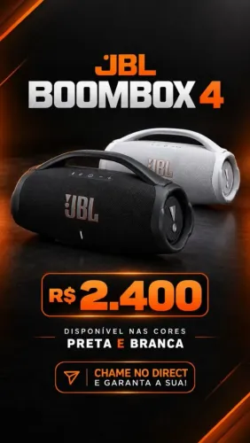 JBL BOMBOX 4 - LACRADA ENTREGA GRATIS EM TODA MCZ