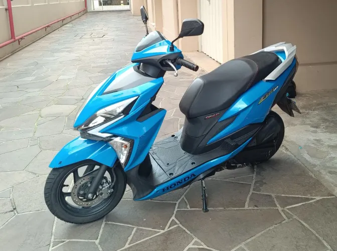 Honda Elite 125cc Azul 2019 - Único Dono | Lic. 2026