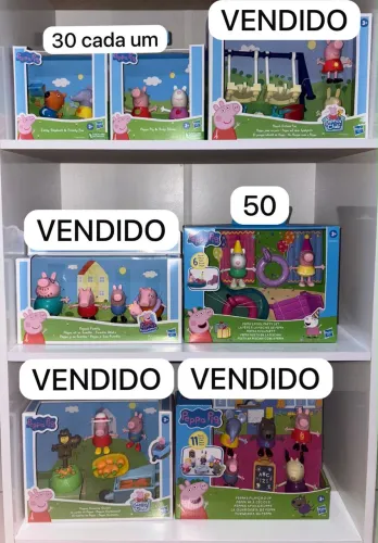 Bonecos Peppa Pig - Hasbro (Novos)