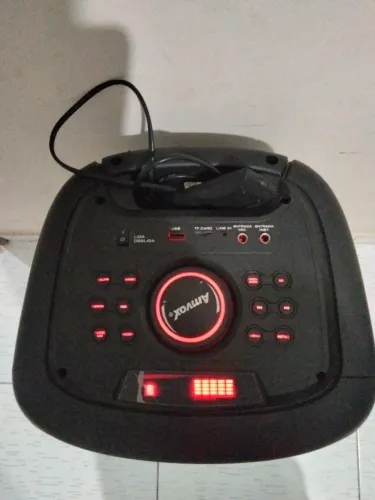 Caixa de som amvox party box prime 2000rms 