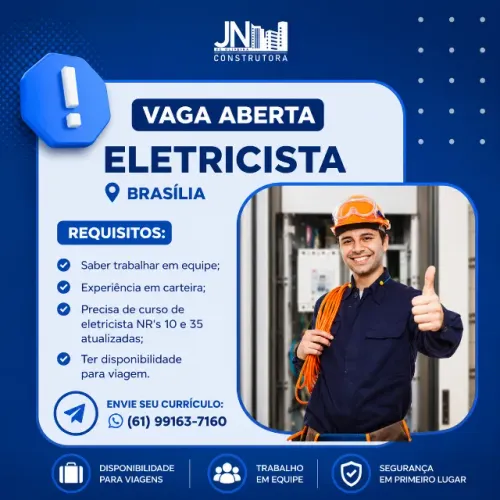 ELETRICISTA - Planaltina, Lago Norte e Taguatinga