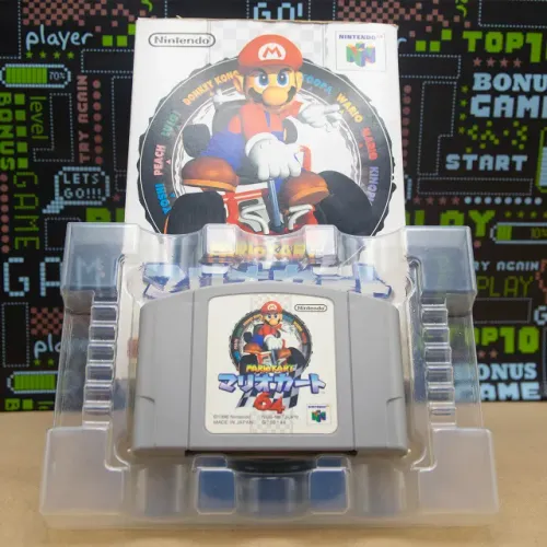 Mario Kart 64 (Nintendo 64) - CIB Caixa + Manual Original Japones Testado