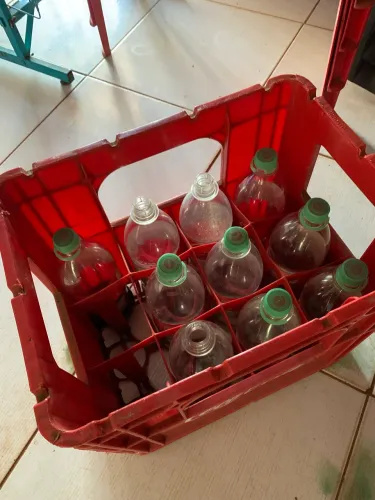 Garrafa coca cola retornáveis de 1litro