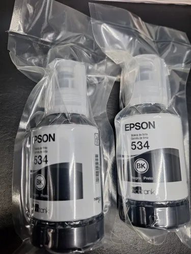 Tinta impressora epson 534 (2 tubos cada um com 120ml originais )