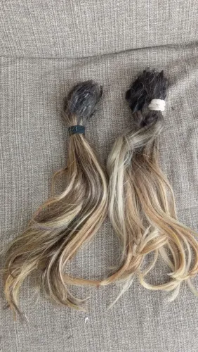 Cabelo pronto para tela
