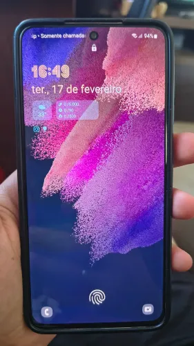 Samsung S21fe 256gb/8gb cor verde na caixa -> semi-novo