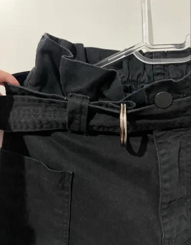 Shorts Jeans Preto