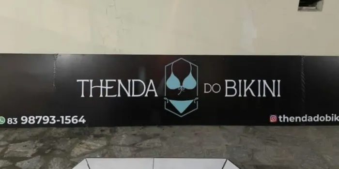 Placa em acm
