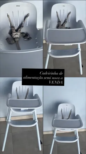 Cadeirinha de alimentação poke Galzerano semi-nova pronta pra uso!