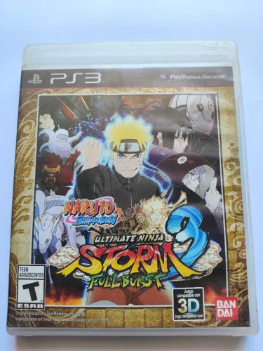 Naruto Shippuuden Ultimate Ninja Storm 3 Playstation 3 PS3 em Uberlândia e Uberaba.